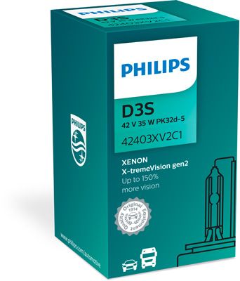Лампа накаливания, фара дальнего света PHILIPS 42403XV2C1