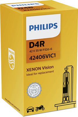 Лампа накаливания, фара дальнего света PHILIPS 42406VIC1