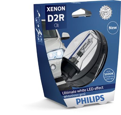 Лампа накаливания, фара дальнего света PHILIPS 85126WHV2S1