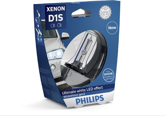 Лампа накаливания, фара дальнего света PHILIPS 85415WHV2S1