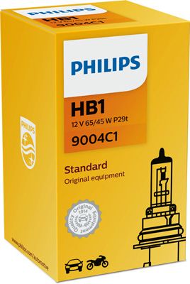 Лампа накаливания, фара дальнего света PHILIPS 9004C1