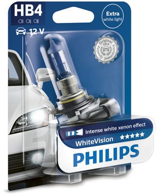 Лампа накаливания, фара дальнего света PHILIPS 9006WHVB1