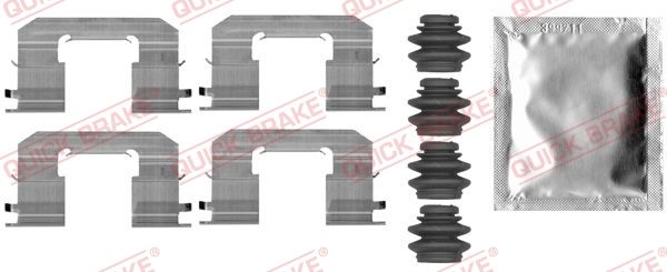 Комплектующие, колодки дискового тормоза QUICK BRAKE 1090006