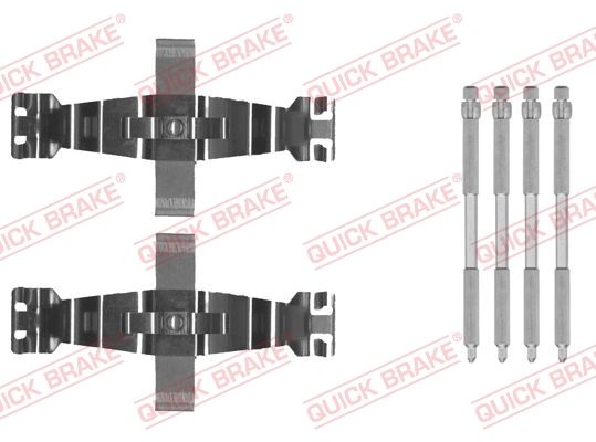 Комплектующие, колодки дискового тормоза QUICK BRAKE 1090022
