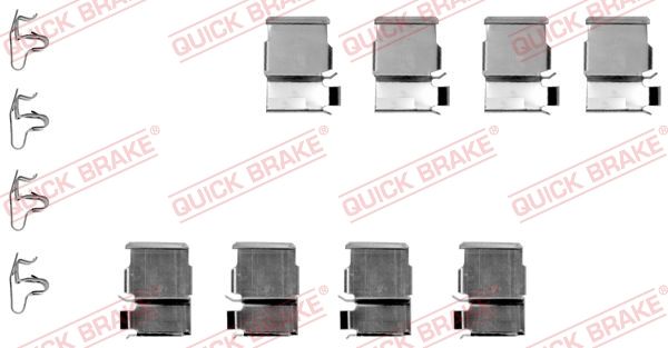 Комплектующие, колодки дискового тормоза QUICK BRAKE 1091133
