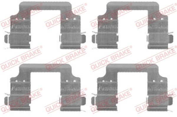 Комплектующие, колодки дискового тормоза QUICK BRAKE 1091728