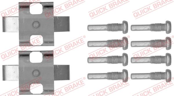 Комплектующие, колодки дискового тормоза QUICK BRAKE 1091802