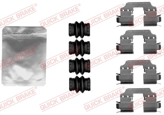Комплектующие, колодки дискового тормоза QUICK BRAKE 1091881