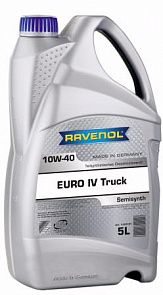 RAVENOL EURO IV Truck 10W-40 5 л. RAVENOL 112210700501999
