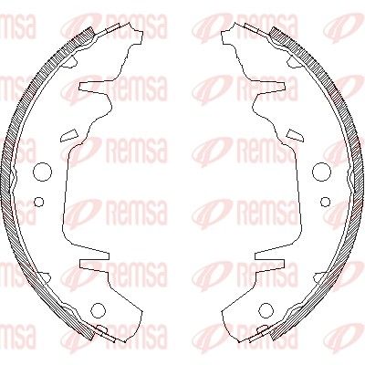 Тормозные колодки REMSA 402000