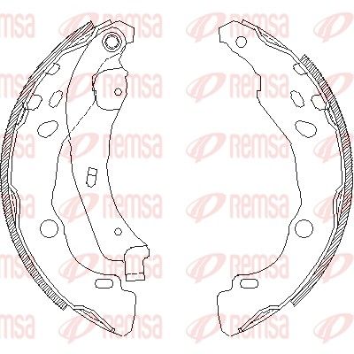 Тормозные колодки REMSA 415200