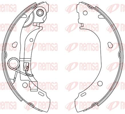 Тормозные колодки REMSA 416300