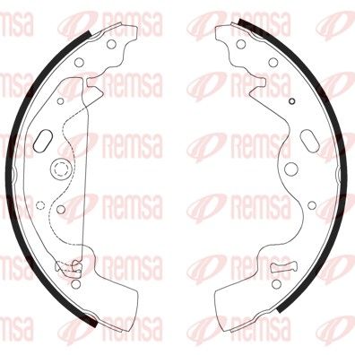 Тормозные колодки REMSA 418100