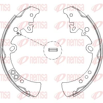 Тормозные колодки REMSA 421800