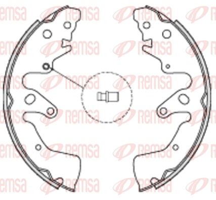 Тормозные колодки REMSA 422800