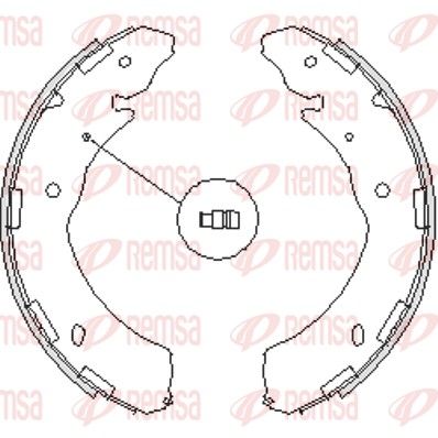 Тормозные колодки REMSA 423600