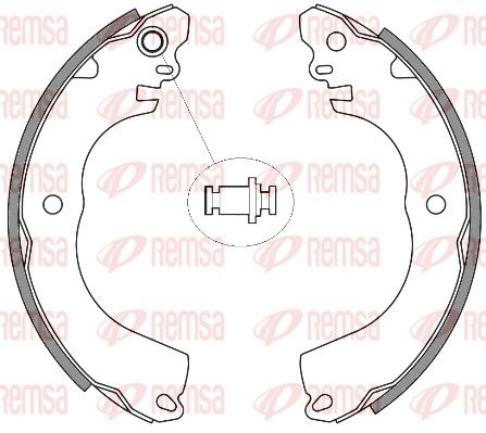 Тормозные колодки REMSA 425700