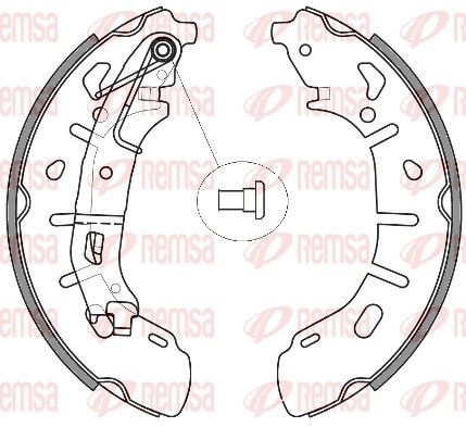Тормозные колодки REMSA 426300
