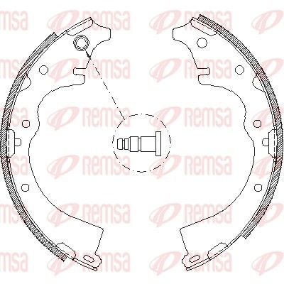 Тормозные колодки REMSA 436001