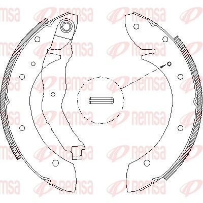 Тормозные колодки REMSA 439601