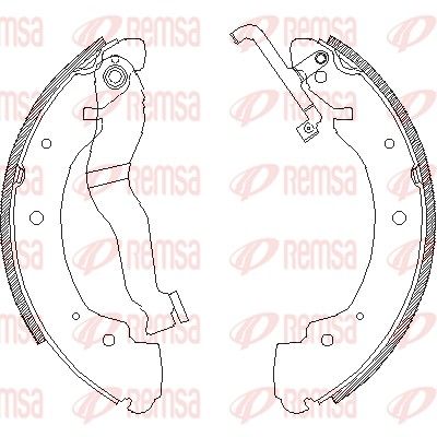 Тормозные колодки REMSA 440200
