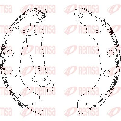 Тормозные колодки REMSA 441500