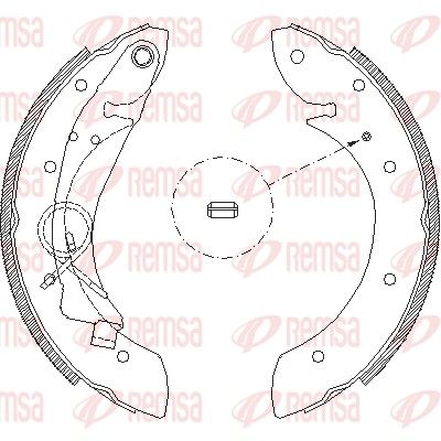 Тормозные колодки REMSA 441900