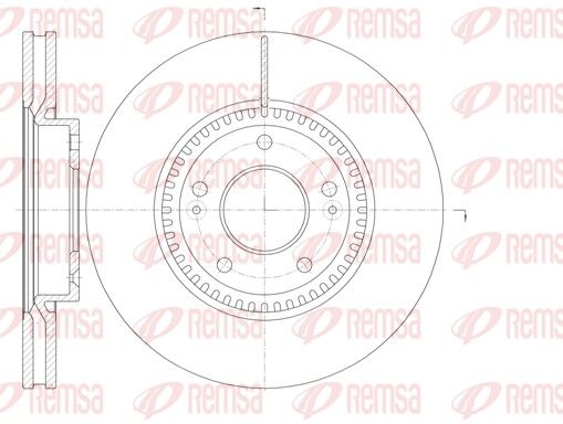 Тормозной диск REMSA 698810