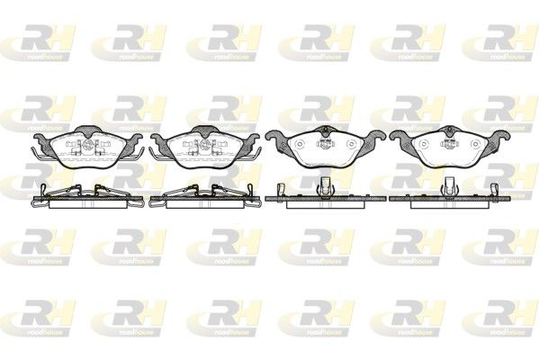 Комплект тормозных колодок, дисковый тормоз ROADHOUSE 268402