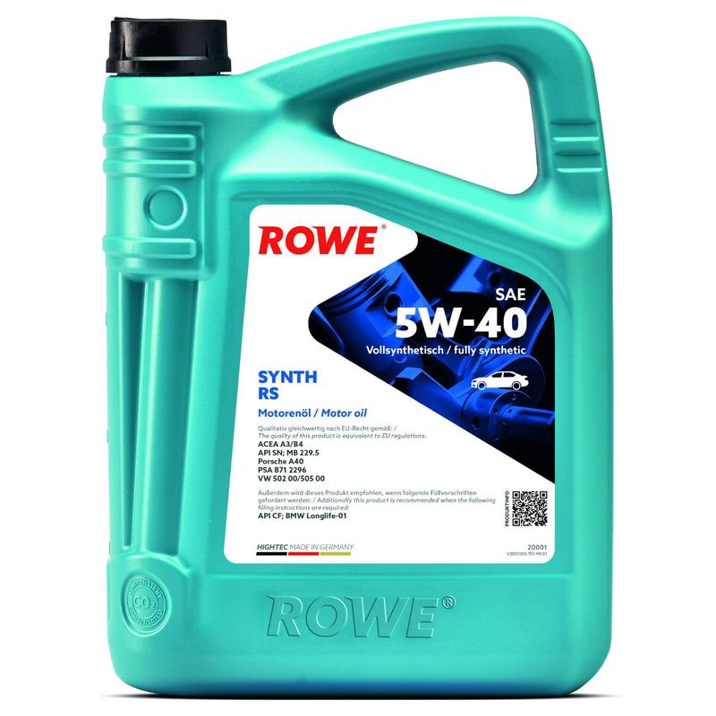 Моторное масло ROWE 20001004099