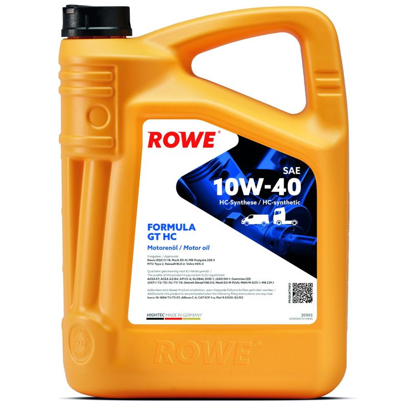Моторное масло ROWE 20003005099