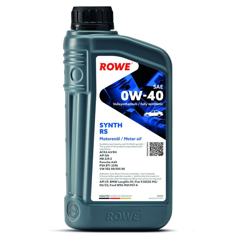 Моторное масло ROWE 20020001099