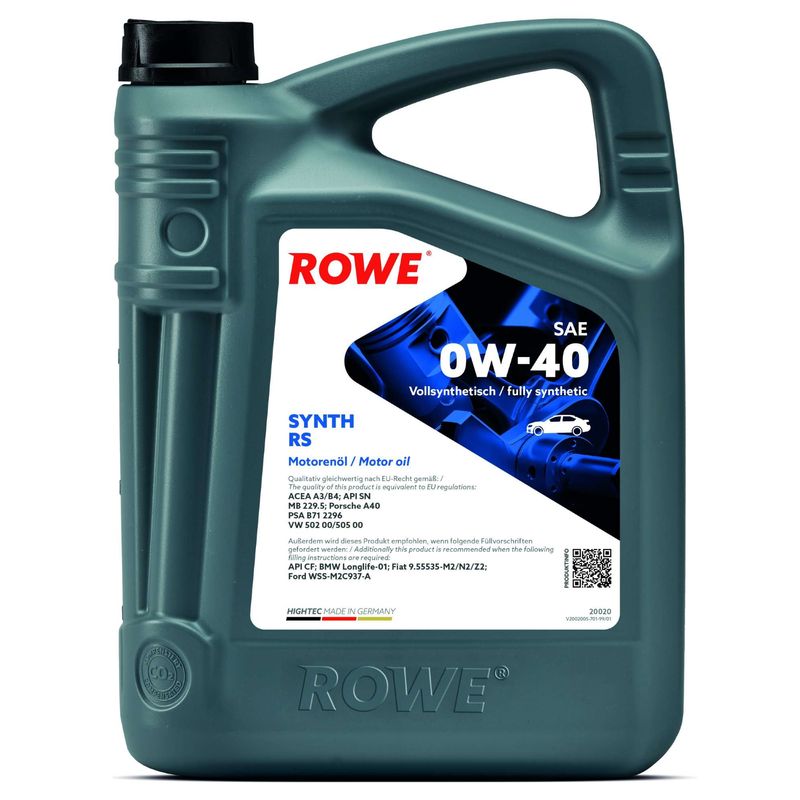 Моторное масло ROWE 20020005099