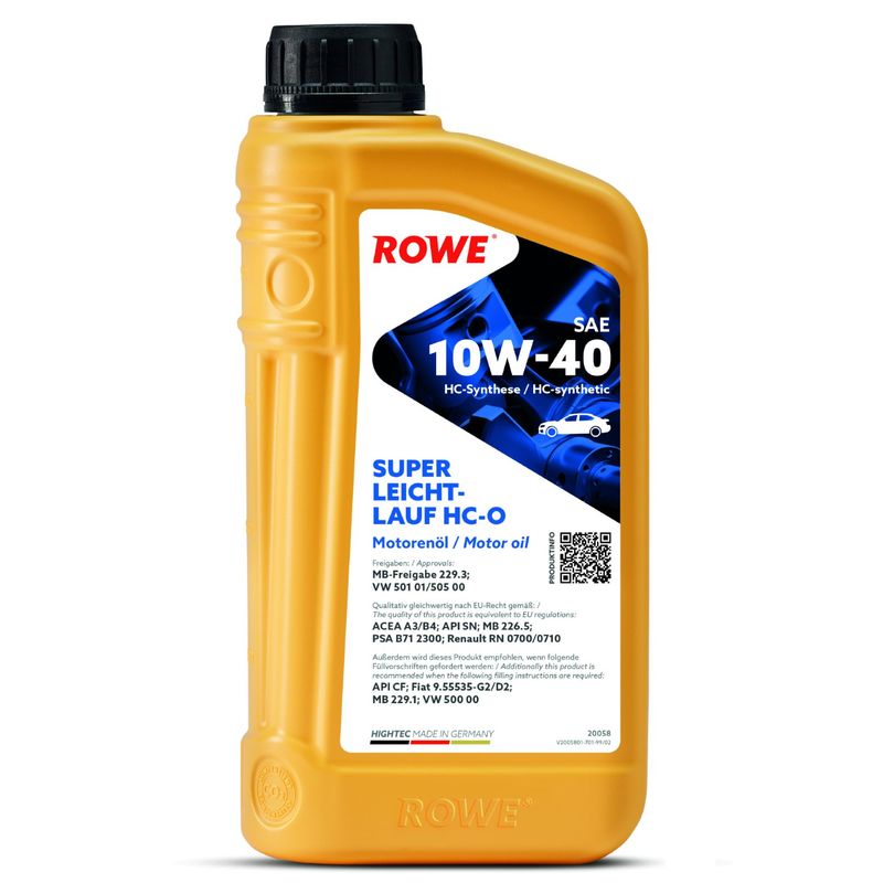 Моторное масло ROWE 20058001099