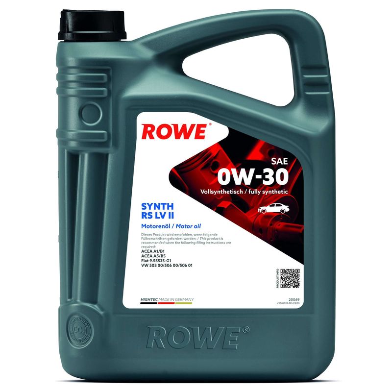 Моторное масло ROWE 20069005099