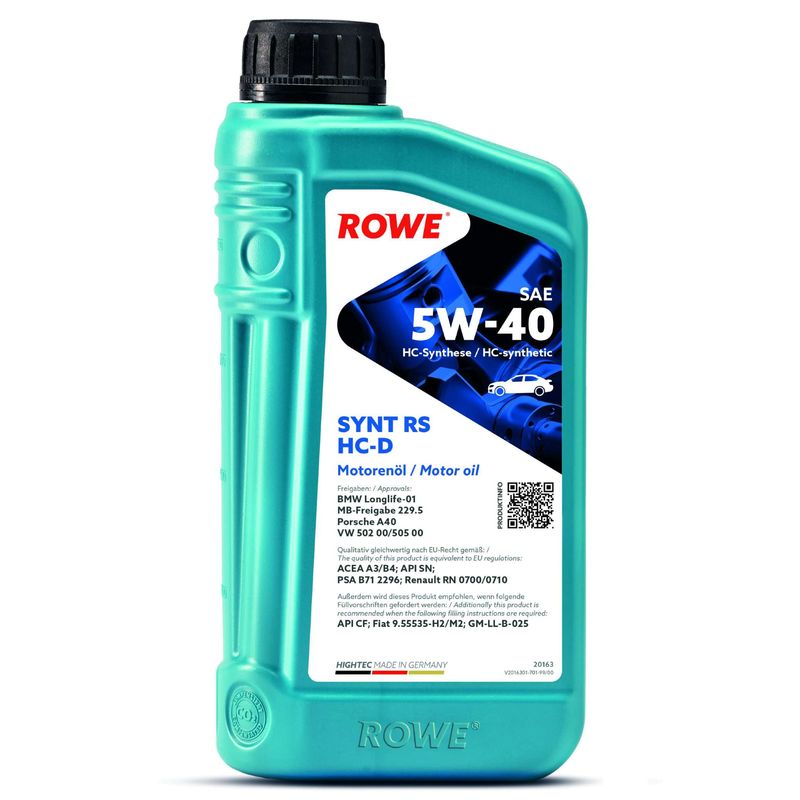 Моторное масло ROWE 20163001099