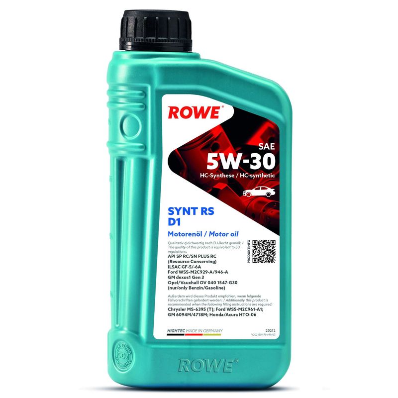 Моторное масло ROWE 20212001099