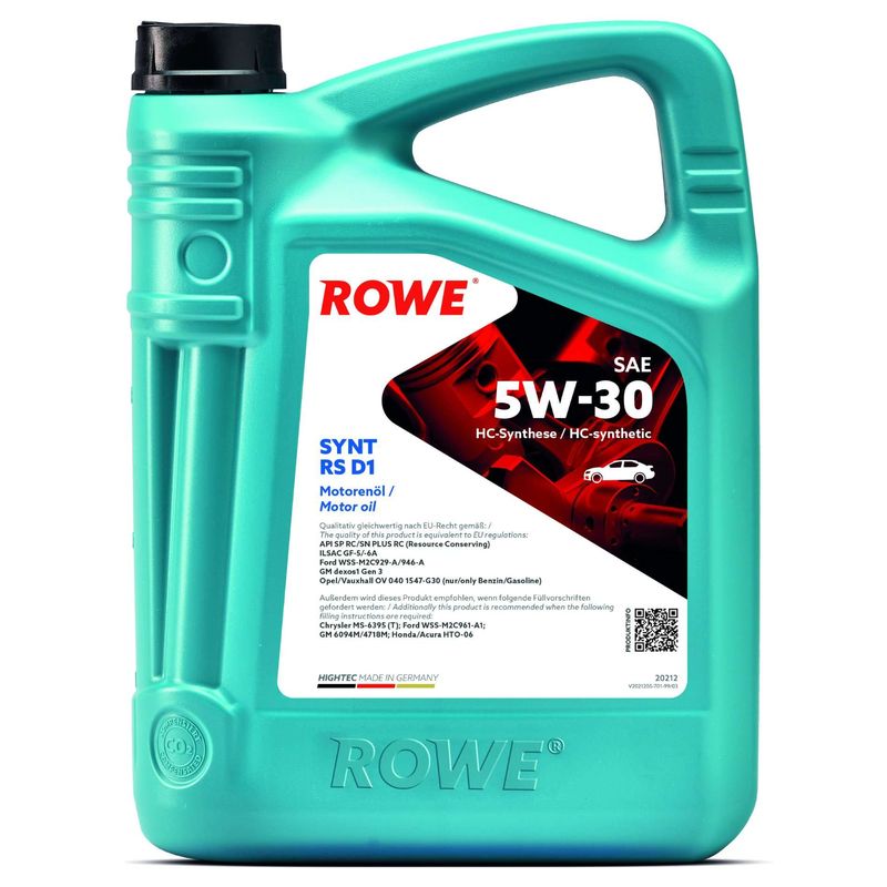 Моторное масло ROWE 20212005099