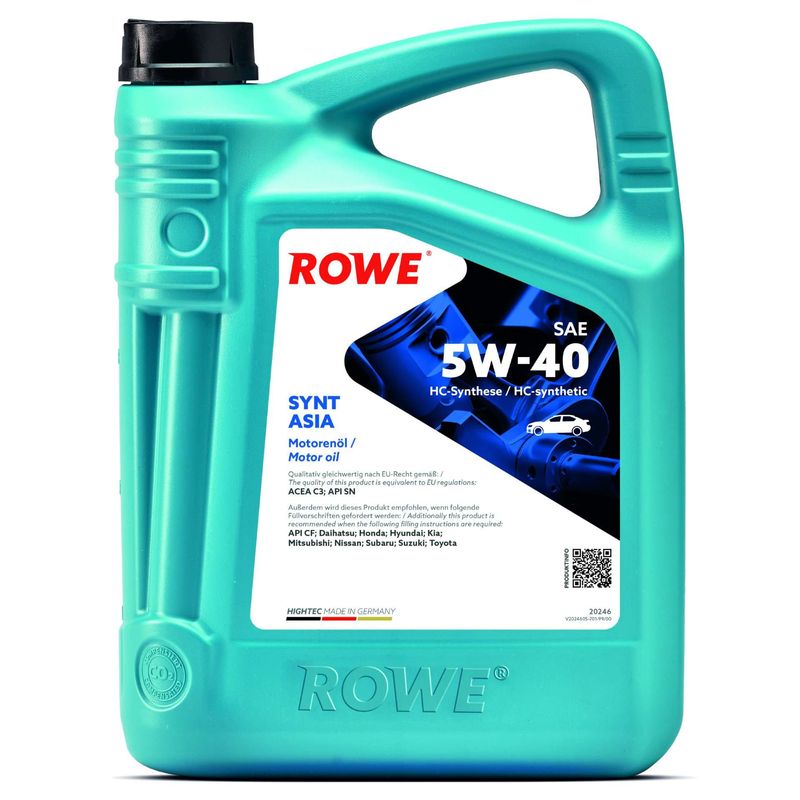 Моторное масло ROWE 20246004099