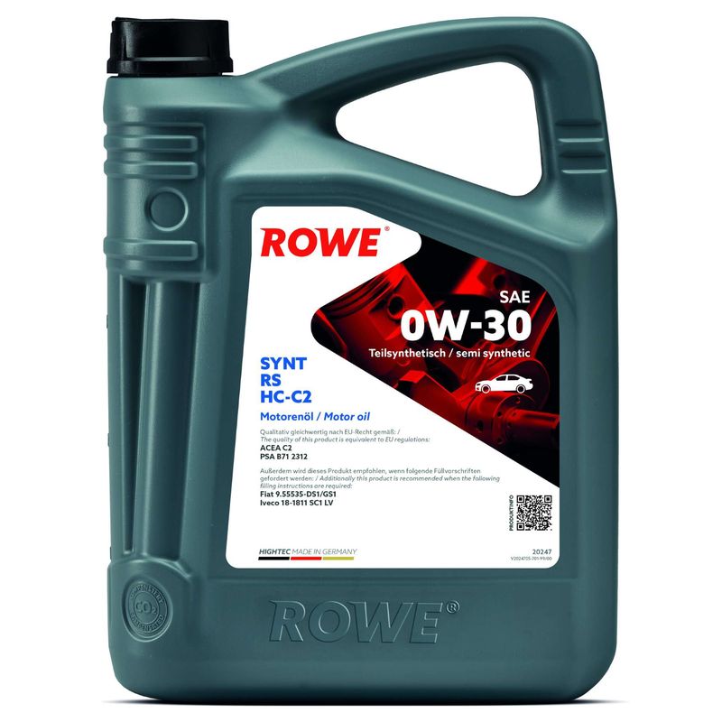 Моторное масло ROWE 20247005099