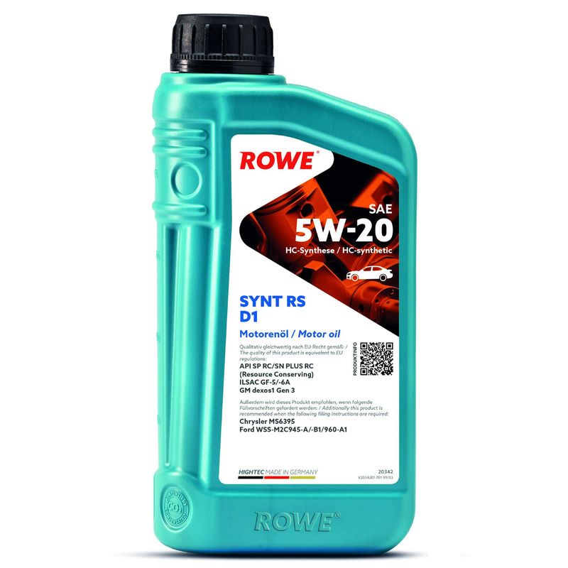 Моторное масло ROWE 20342001099