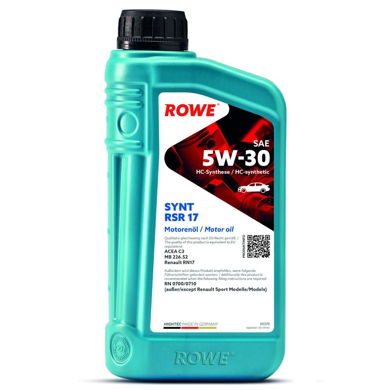 Моторное масло ROWE 20370001099