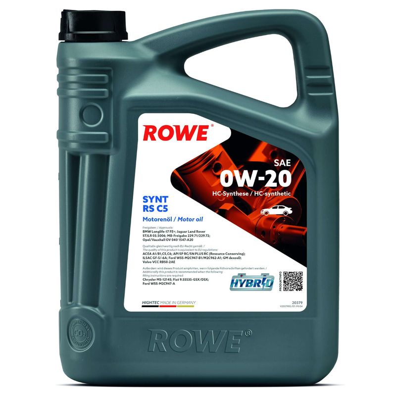 Моторное масло ROWE 20379005099