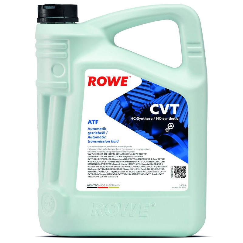 Масло, бесступенчатая трансмиссия (CVT) ROWE 25055005099