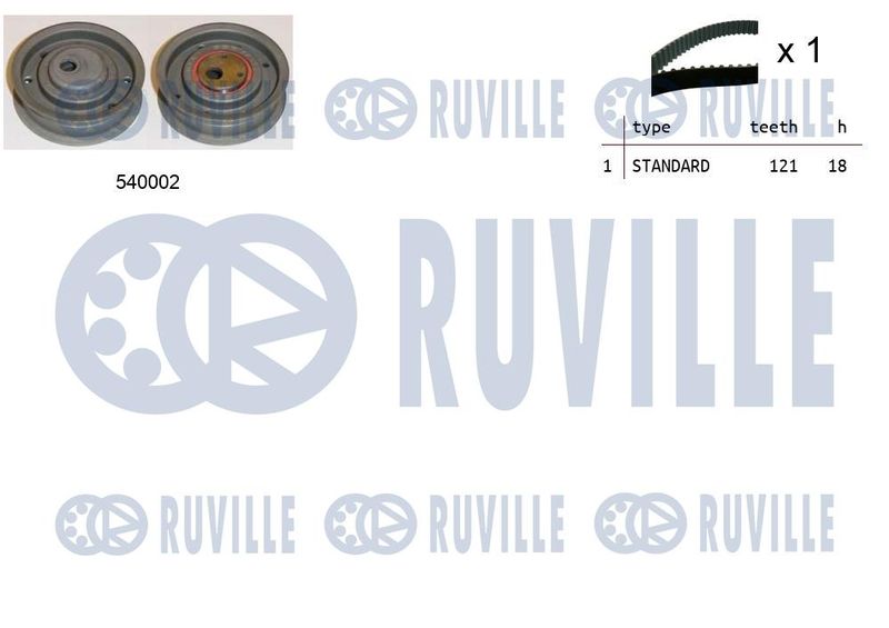 Комплект ремня ГРМ RUVILLE 550008