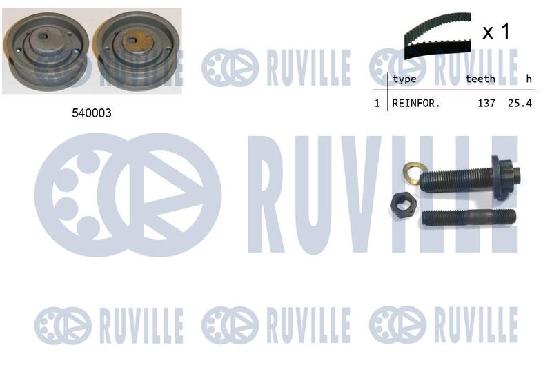 Комплект ремня ГРМ RUVILLE 550074