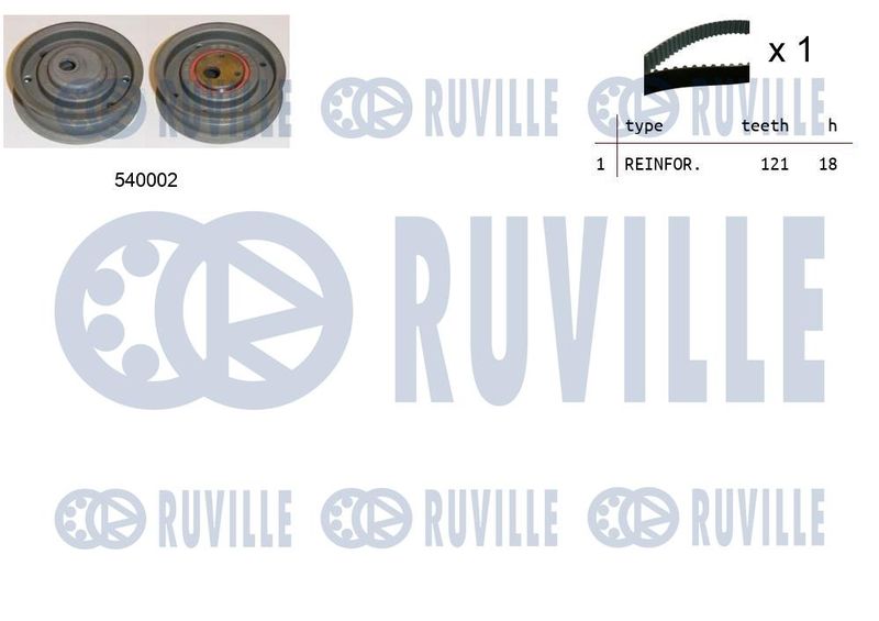 Комплект ремня ГРМ RUVILLE 550095