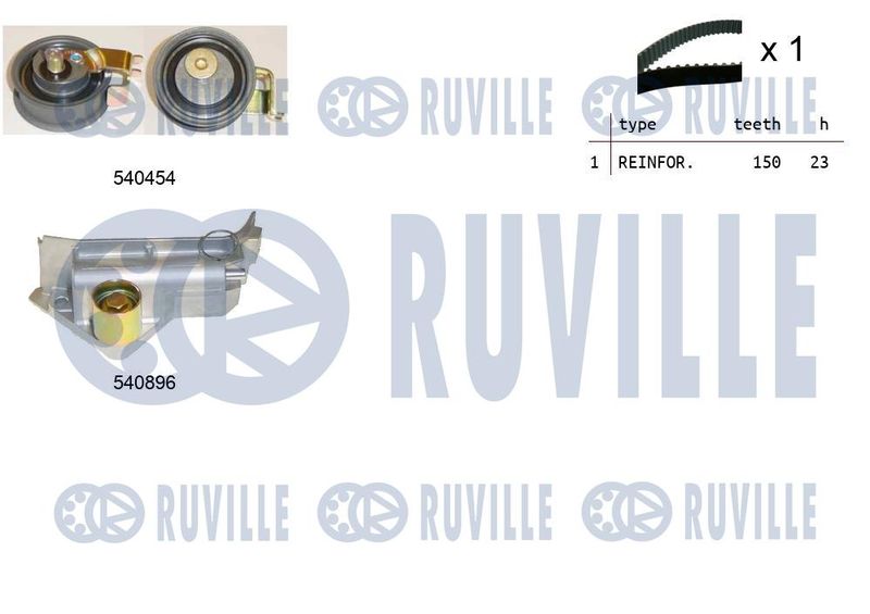 Комплект ремня ГРМ RUVILLE 550104