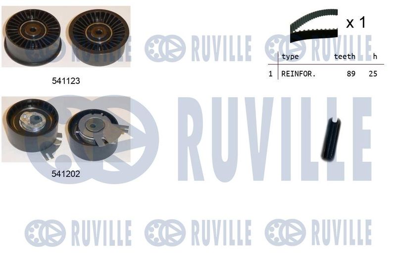 Комплект ремня ГРМ RUVILLE 550118