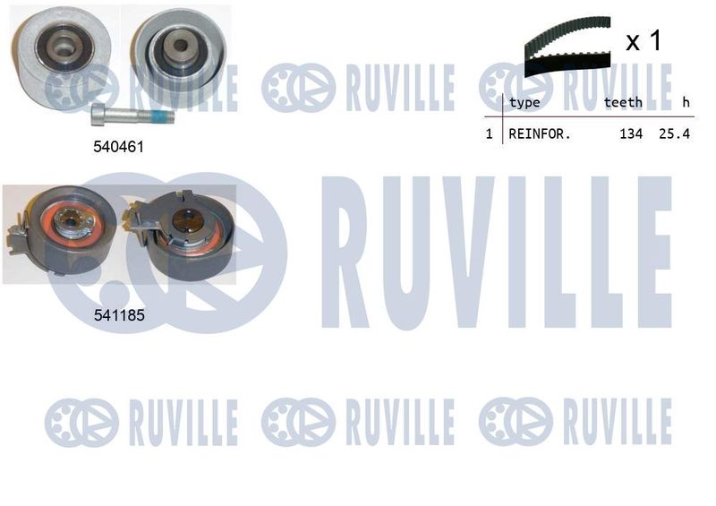 Комплект ремня ГРМ RUVILLE 550120